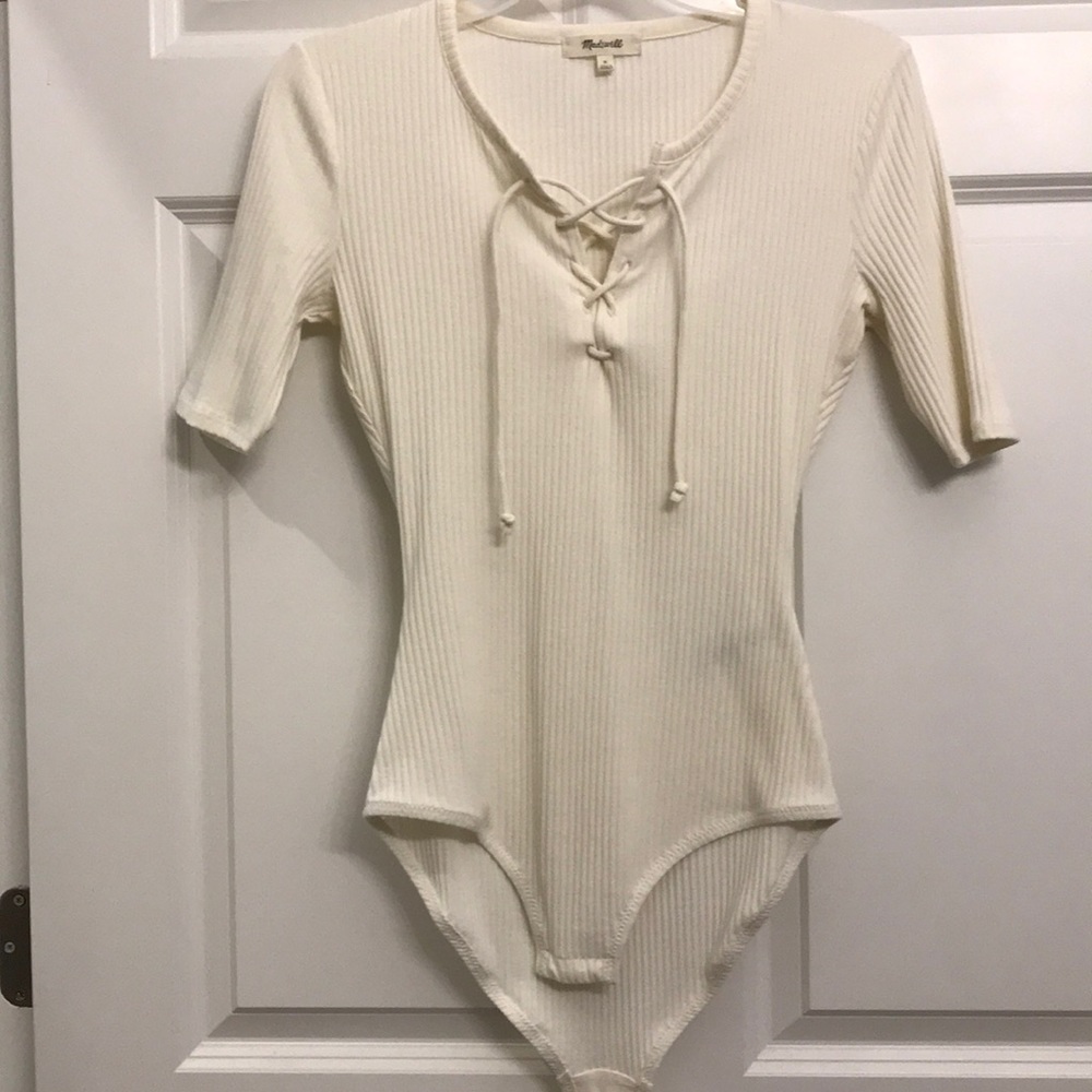 Madewell body suit (off white)